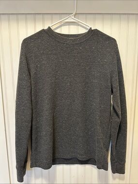 American Eagle Charcoal Speckled Crewneck